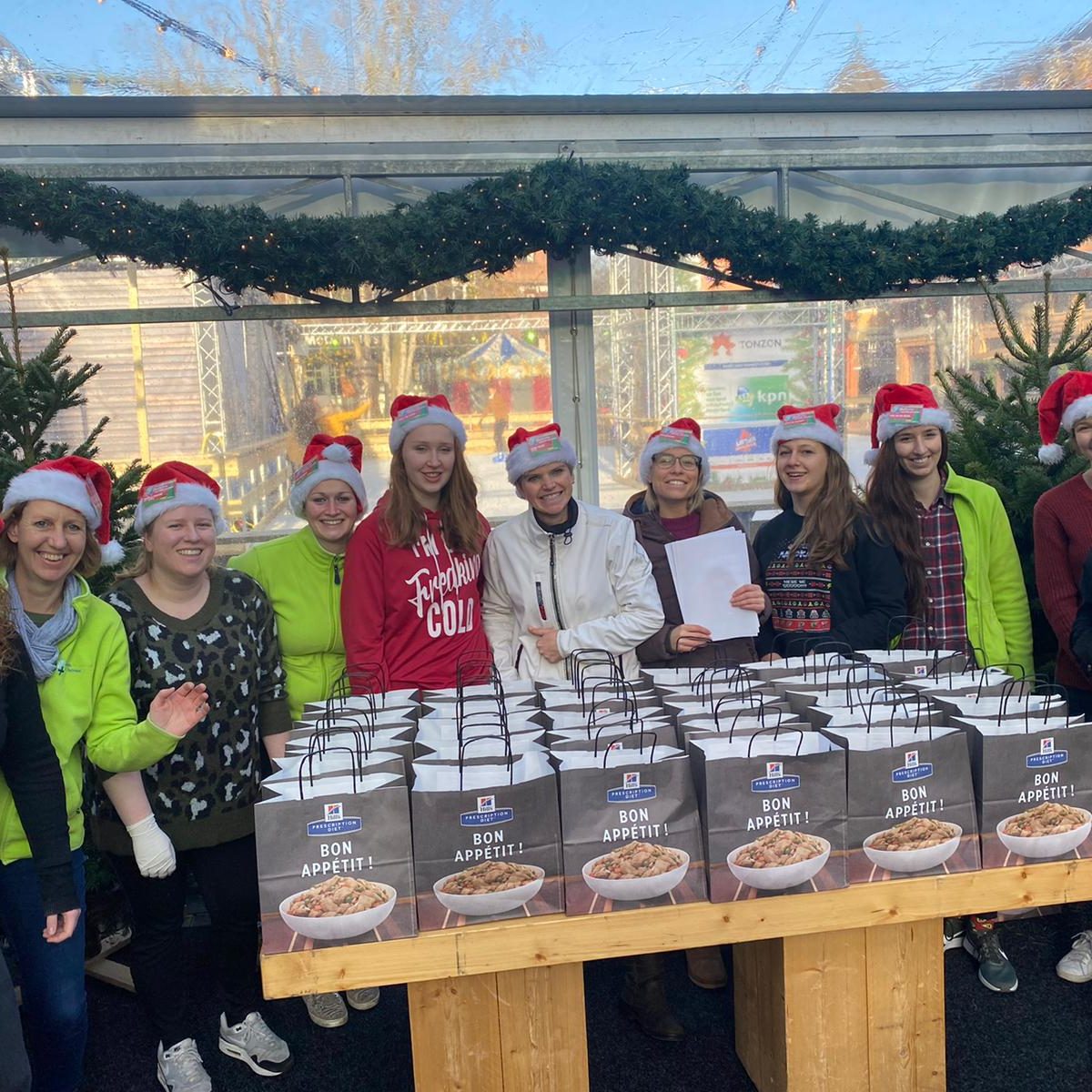 kerstdiner honden Dierenziekenhuis Eindhoven