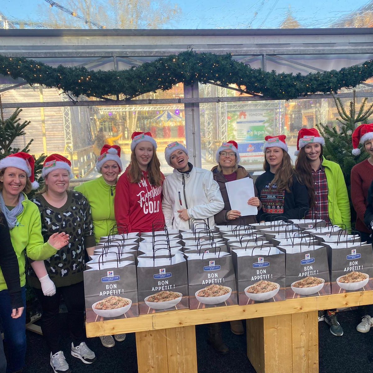 kerstdiner honden Dierenziekenhuis Eindhoven